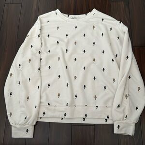 Z-Supply black&cheetah bolt pattern crewneck